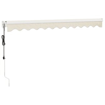 Luifel automatisch uitschuifbaar 3x2,5 m cr&egrave;mekleurig 6