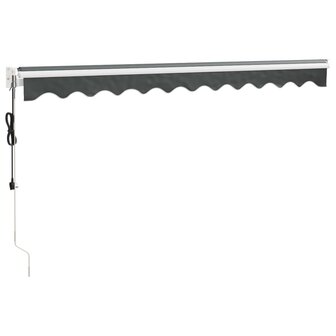 Luifel automatisch uitschuifbaar 3x2,5 m antracietkleurig 6