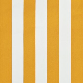 Luifel uittrekbaar 100x150 cm geel en wit 7