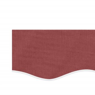 Vervangingsdoek voor luifelrok gestreept 4 m bordeauxrood 4