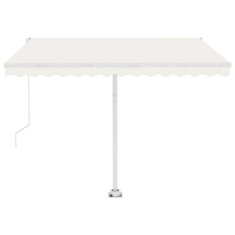 Luifel vrijstaand automatisch 300x250 cm cr&egrave;mekleurig 5