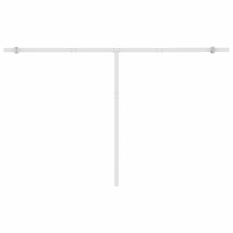 Luifel vrijstaand automatisch 450x300 cm blauw en wit 9