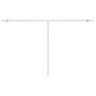 Luifel vrijstaand automatisch 400x350 cm blauw en wit 9