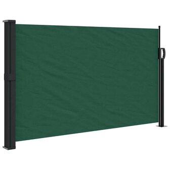 Windscherm uittrekbaar 117x300 cm donkergroen 2