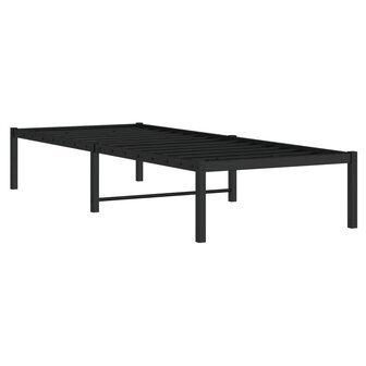 Bedframe metaal zwart 75 x 190 cm 4