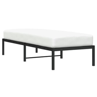 Bedframe metaal zwart 80x200 cm 3