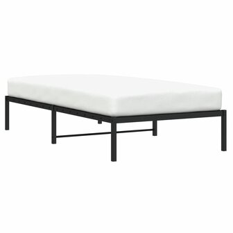 Bedframe metaal zwart 107x203 cm 3
