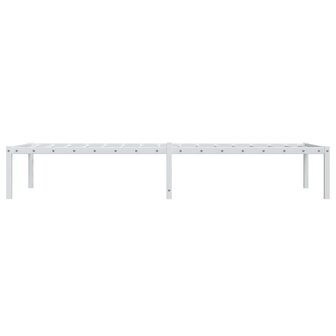 Bedframe metaal wit 75 x 190 cm 6