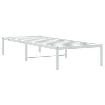 Bedframe metaal wit 75 x 190 cm 7