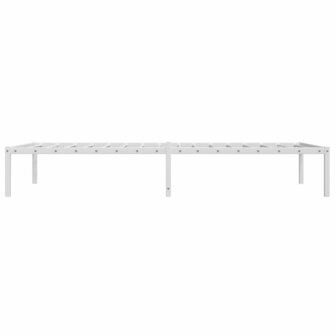 Bedframe metaal wit 100x190 cm 6