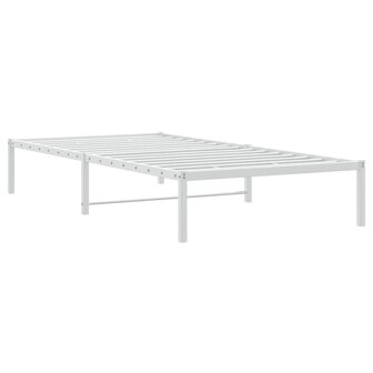 Bedframe metaal wit 100x190 cm 7