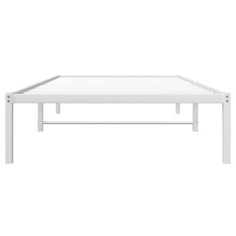Bedframe metaal wit 100x200 cm 5