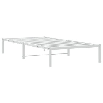 Bedframe metaal wit 100x200 cm 7