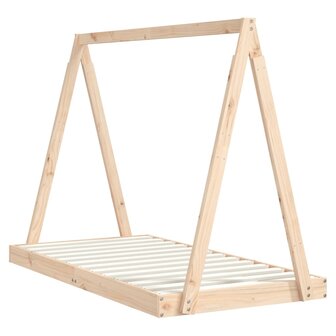 Kinderbedframe 80x160 cm massief grenenhout 3