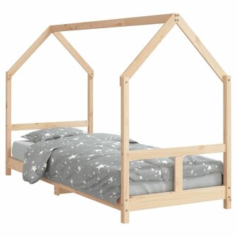 Kinderbedframe 80x200 cm massief grenenhout 2