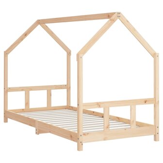 Kinderbedframe 90x190 cm massief grenenhout 3