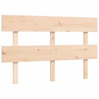 Seniorenbed met hoofdbord massief hout 8