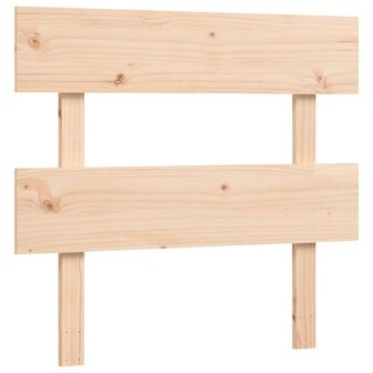 Seniorenbed met hoofdbord massief hout 90x200 cm 8