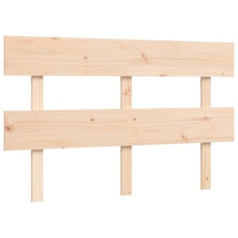 Seniorenbed met hoofdbord massief hout 140x200 cm 8