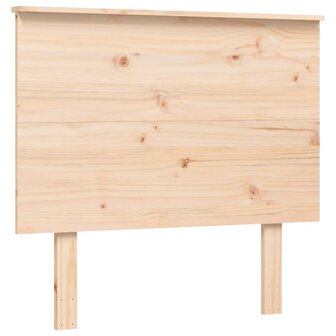 Seniorenbed met hoofdbord massief hout 100x200 cm 8
