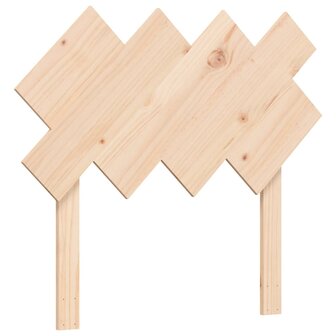 Seniorenbed met hoofdbord massief hout 90x200 cm 8