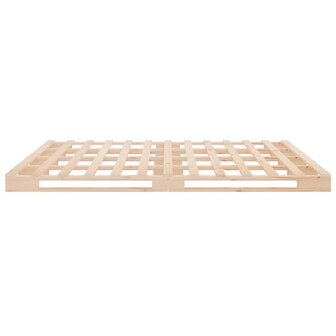 Palletbed massief grenenhout 140x190 cm 6