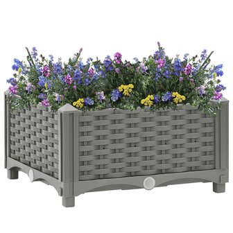 Plantenbak verhoogd 40x40x23 cm polypropeen 2