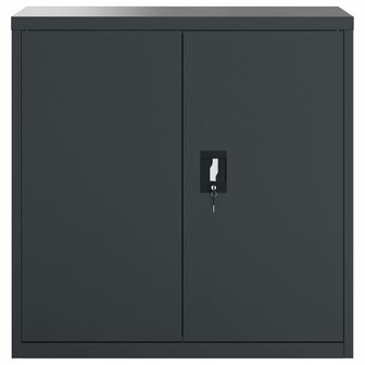 Archiefkast 90x40x130 cm staal antracietkleurig 8
