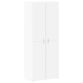 Archiefkast 60x32x153 cm bewerkt hout wit 2