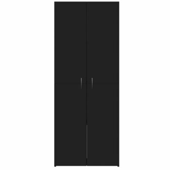 Archiefkast 60x32x153 cm bewerkt hout zwart 4