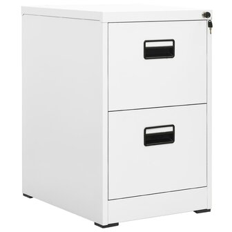 Archiefkast 46x62x72,5 cm staal wit 1
