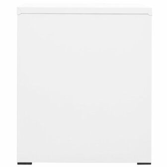 Archiefkast 46x62x72,5 cm staal wit 4