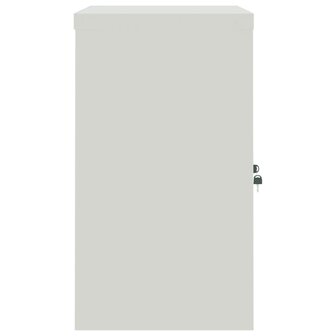 Archiefkast 90x40x70 cm staal lichtgrijs 5
