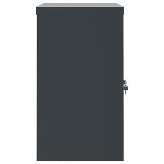 Archiefkast 90x40x70 cm staal antracietkleurig 5