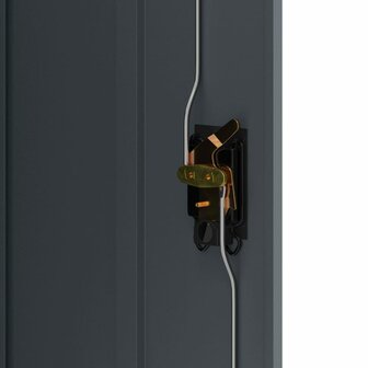 Archiefkast 90x40x70 cm staal antracietkleurig 8