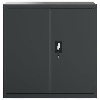 Archiefkast 90x40x90 cm staal antracietkleurig 3