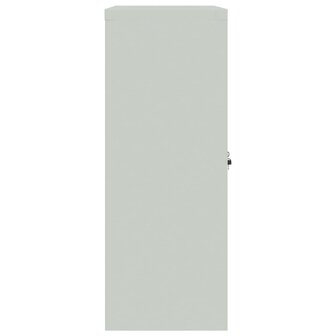 Archiefkast 90x40x105 cm staal lichtgrijs 5