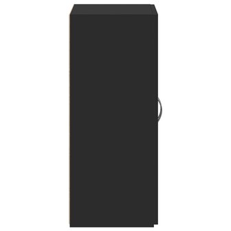 Archiefkast 60x32x77,5 cm bewerkt hout zwart 5