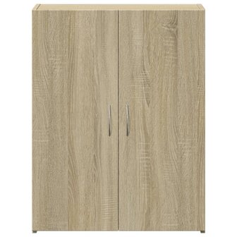Archiefkast 60x32x77,5 cm bewerkt hout sonoma eikenkleurig 4