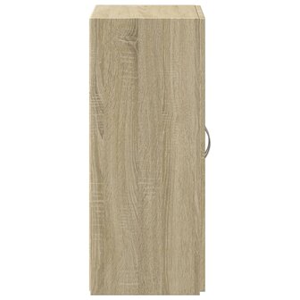 Archiefkast 60x32x77,5 cm bewerkt hout sonoma eikenkleurig 5