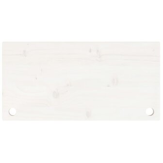Bureaublad 80x40x2,5 cm massief grenenhout wit 4