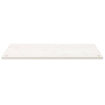 Bureaublad 100x50x2,5 cm massief grenenhout wit 3