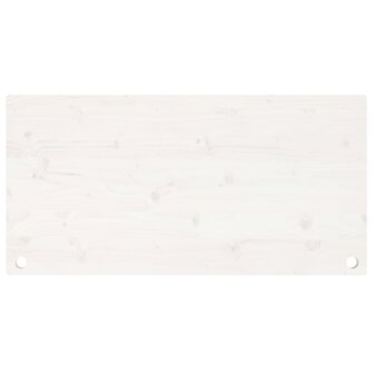 Bureaublad 100x50x2,5 cm massief grenenhout wit 4