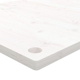 Bureaublad 100x50x2,5 cm massief grenenhout wit 5