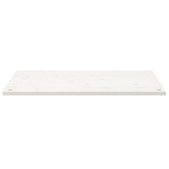 Bureaublad 110x60x2,5 cm massief grenenhout wit 3