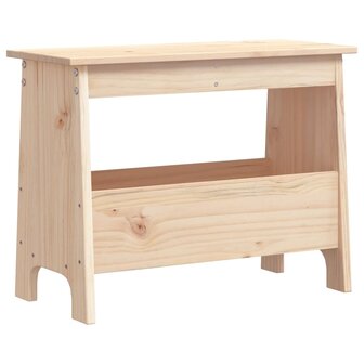 Halbankje 60x28x45 cm massief grenenhout 2