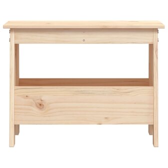 Halbankje 60x28x45 cm massief grenenhout 4