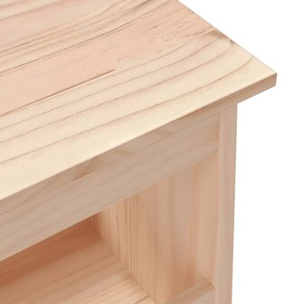 Halbankje 60x28x45 cm massief grenenhout 6