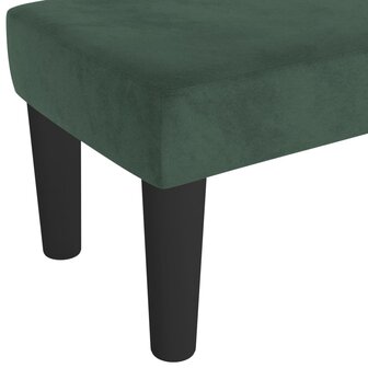 Bankje 70x30x30 cm fluweel donkergroen 5