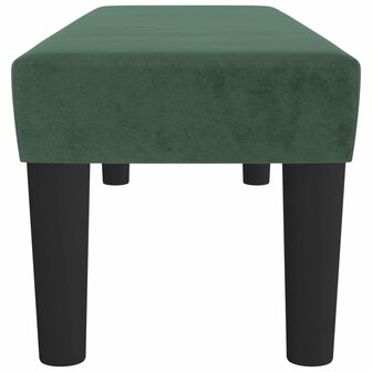 Bankje 100x30x30 cm fluweel donkergroen 4